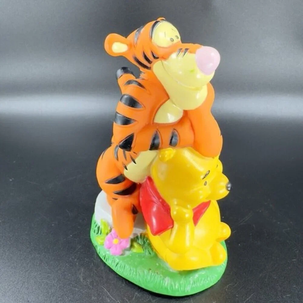 Disney‎ Winnie The Pooh And Tigger Hard Plastic Toy Figurine Whimsical Figure